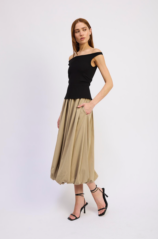 Autumn Mixed Media Dress