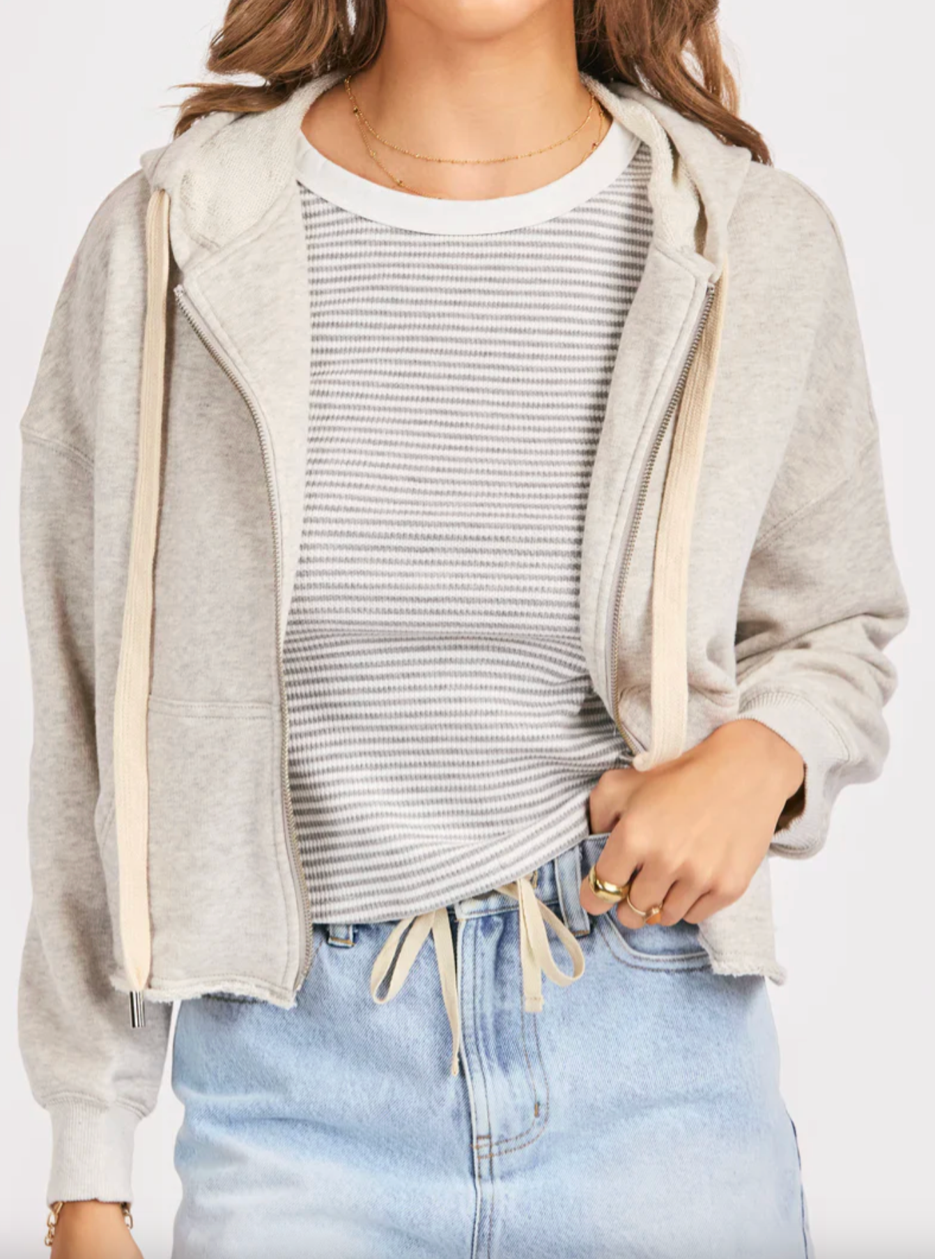 Nora Zip Front Hoodie
