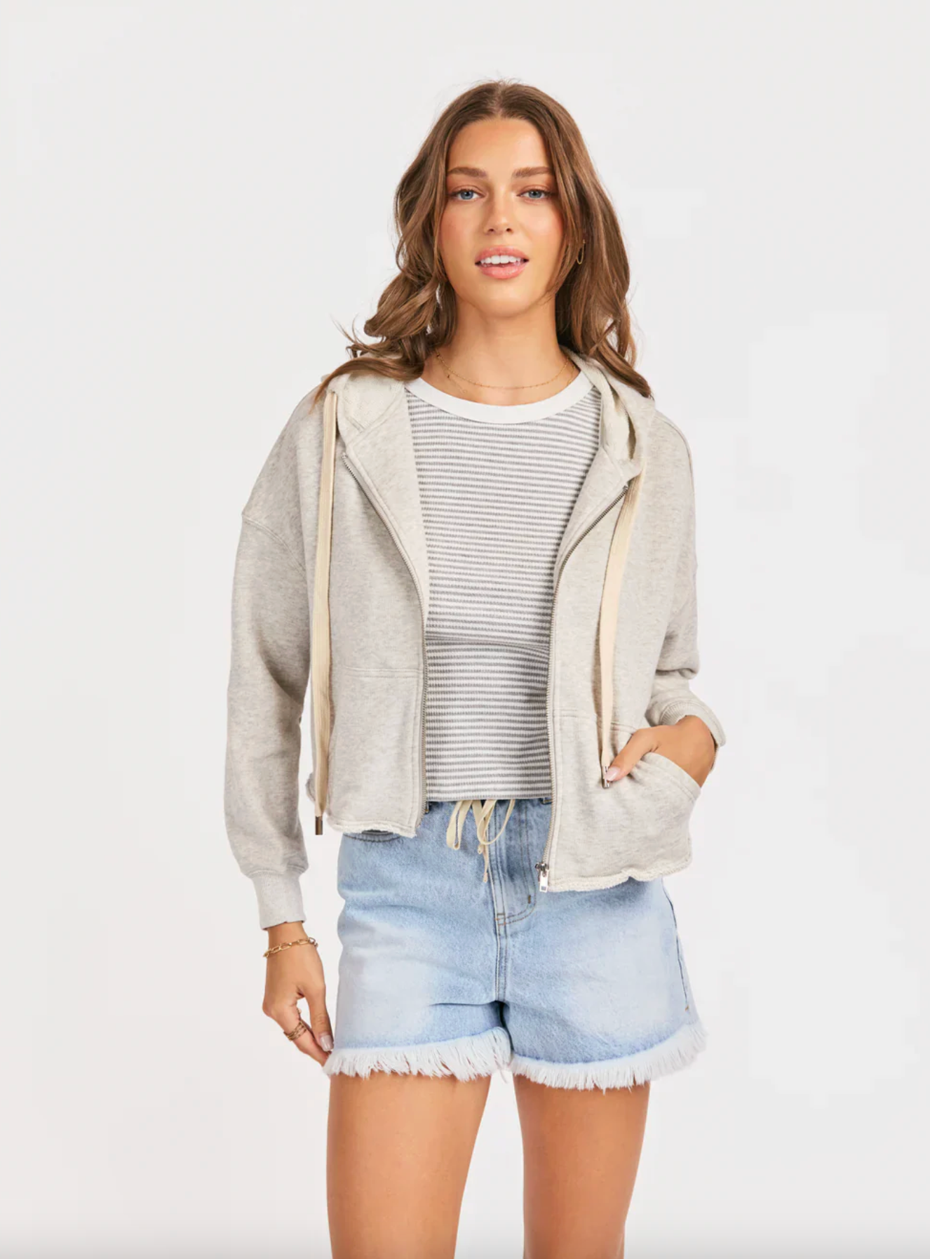 Nora Zip Front Hoodie