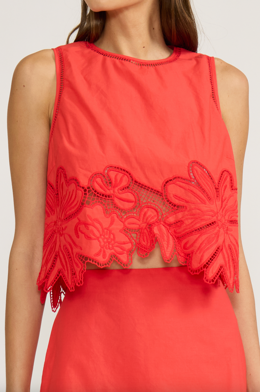 Kayla Eyelet Top