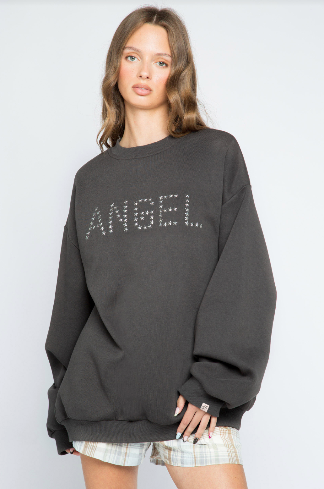 Angel Diamante Crewneck