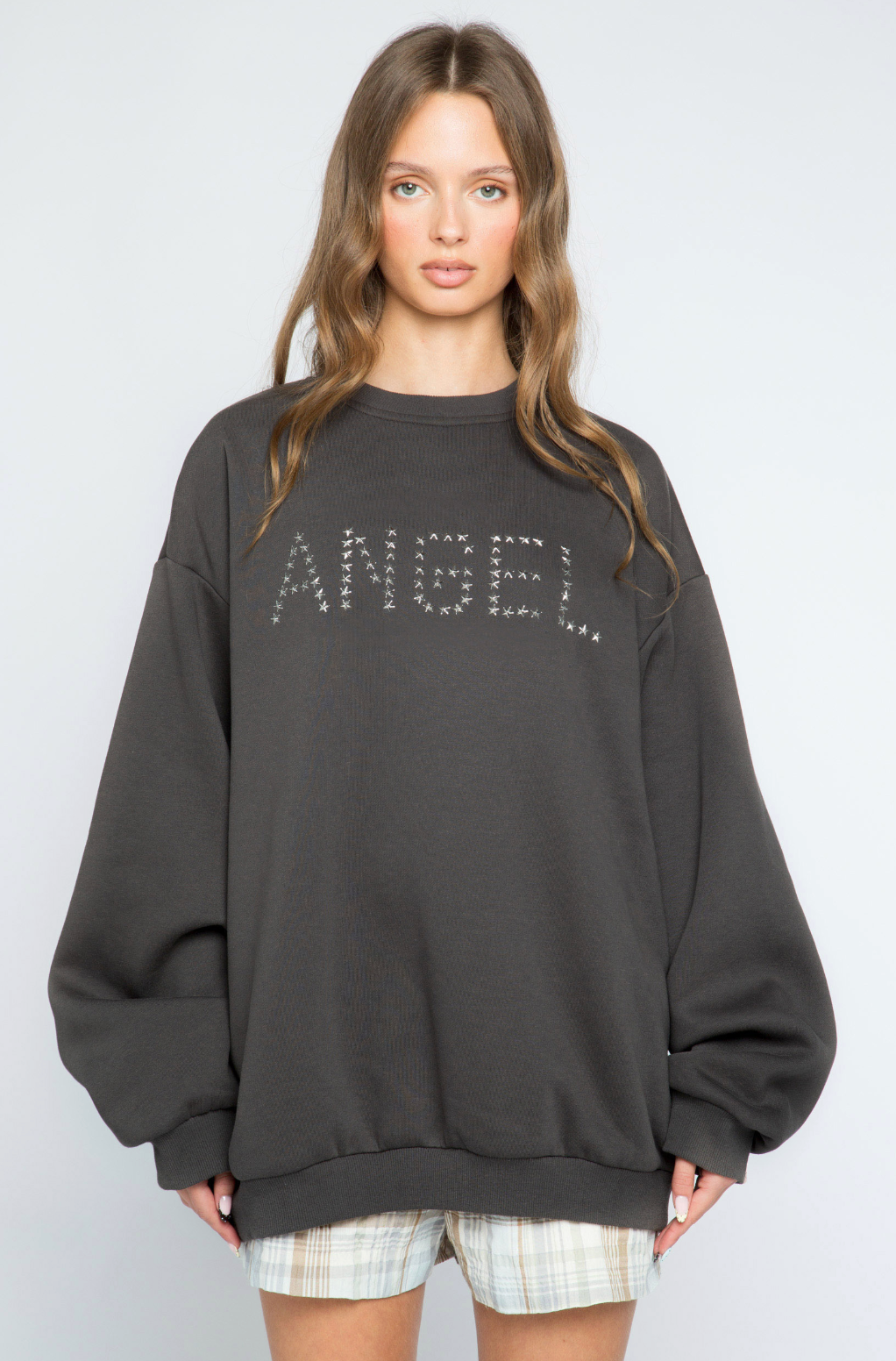 Angel Diamante Crewneck