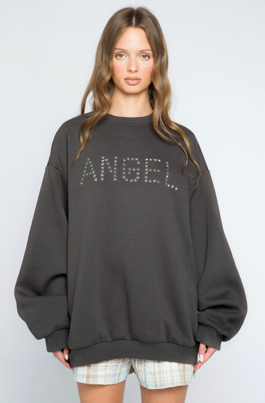 Angel Diamante Crewneck