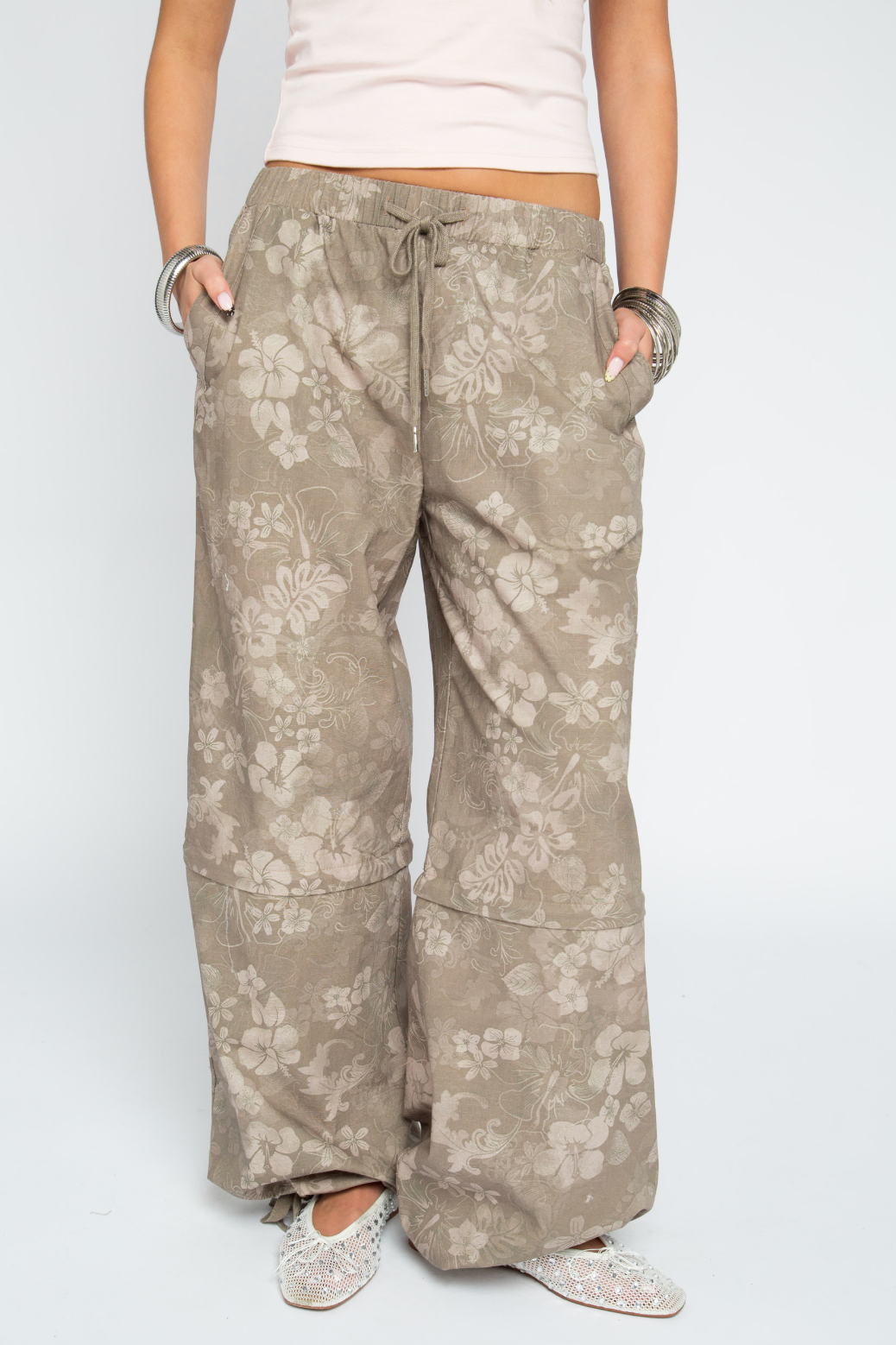 Hibiscus 2 IN 1 Shorts & Trouser