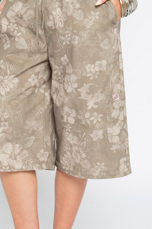 Hibiscus 2 IN 1 Shorts & Trouser