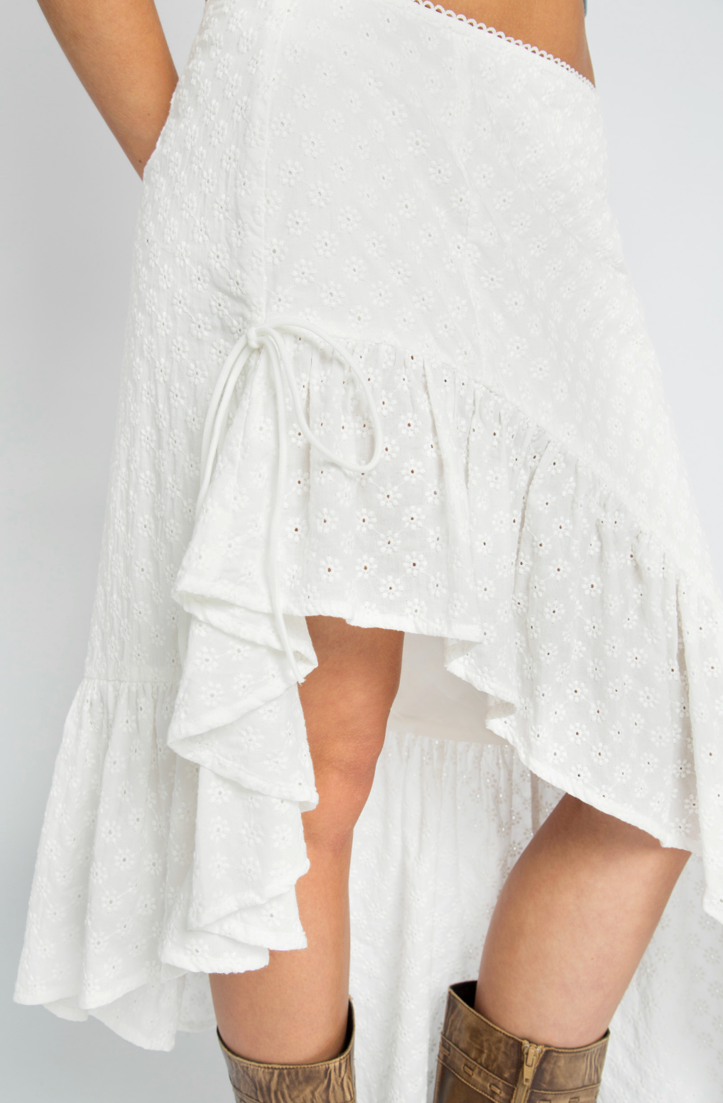 LOVELACE MIDI SKIRT