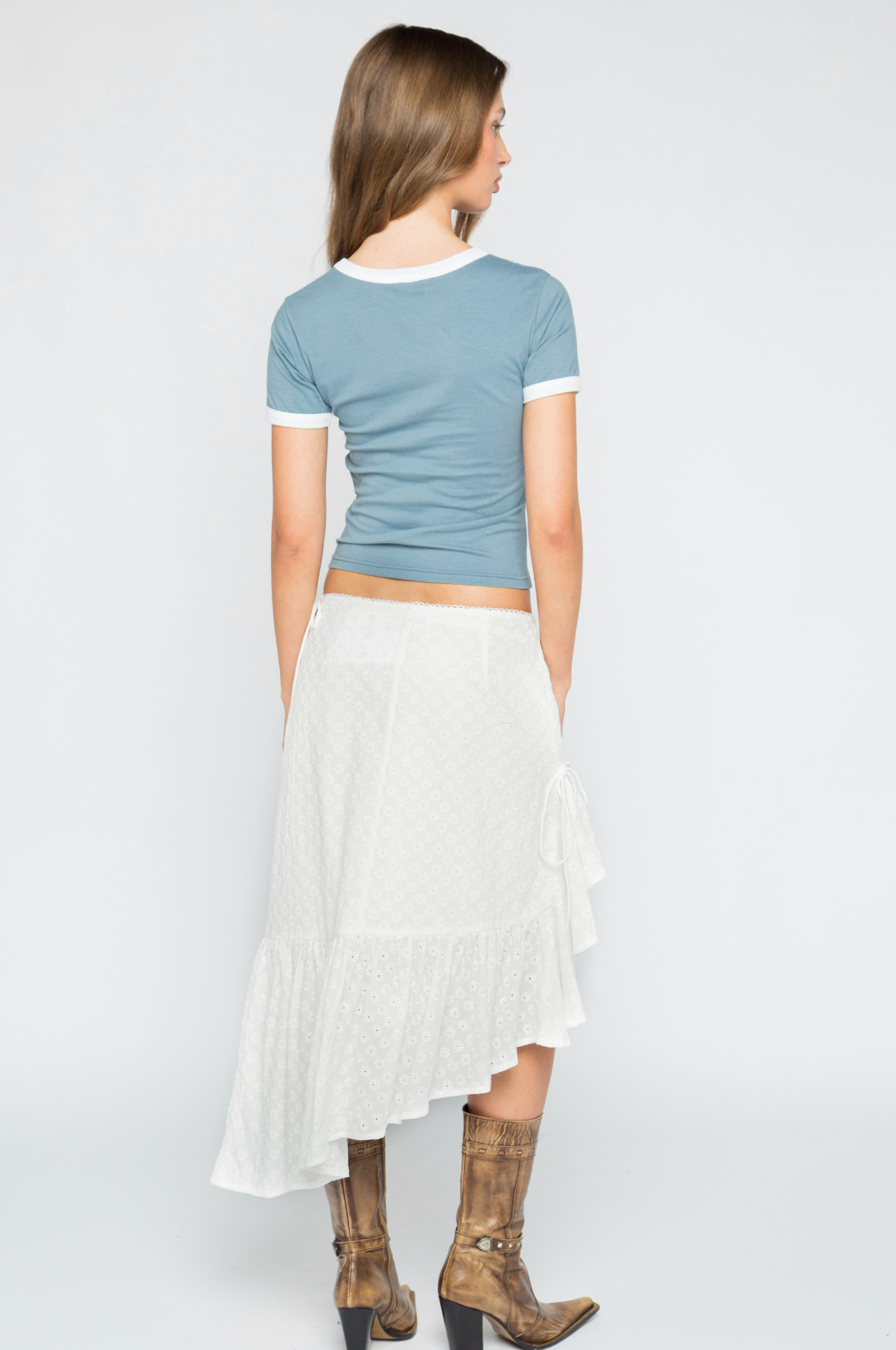 LOVELACE MIDI SKIRT