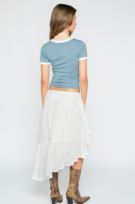 LOVELACE MIDI SKIRT