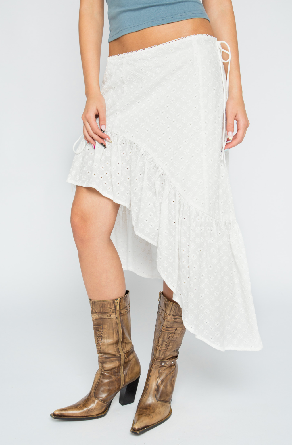 LOVELACE MIDI SKIRT