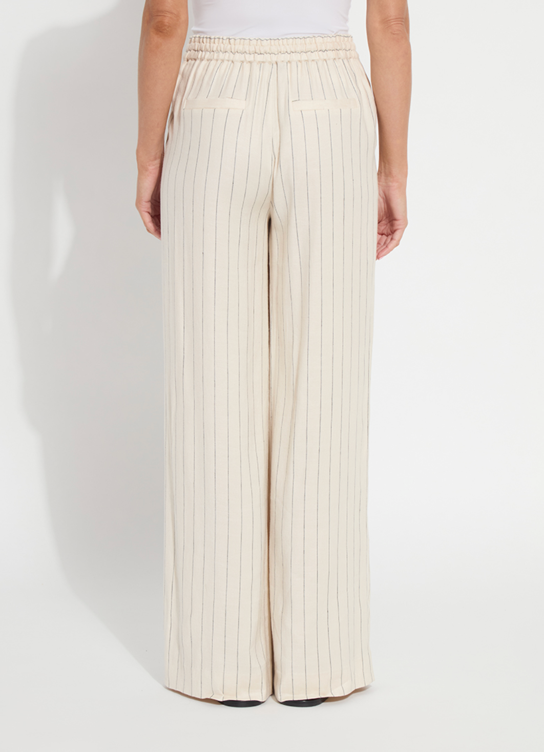 Iria Pleated Drawstring Wide Leg Pant