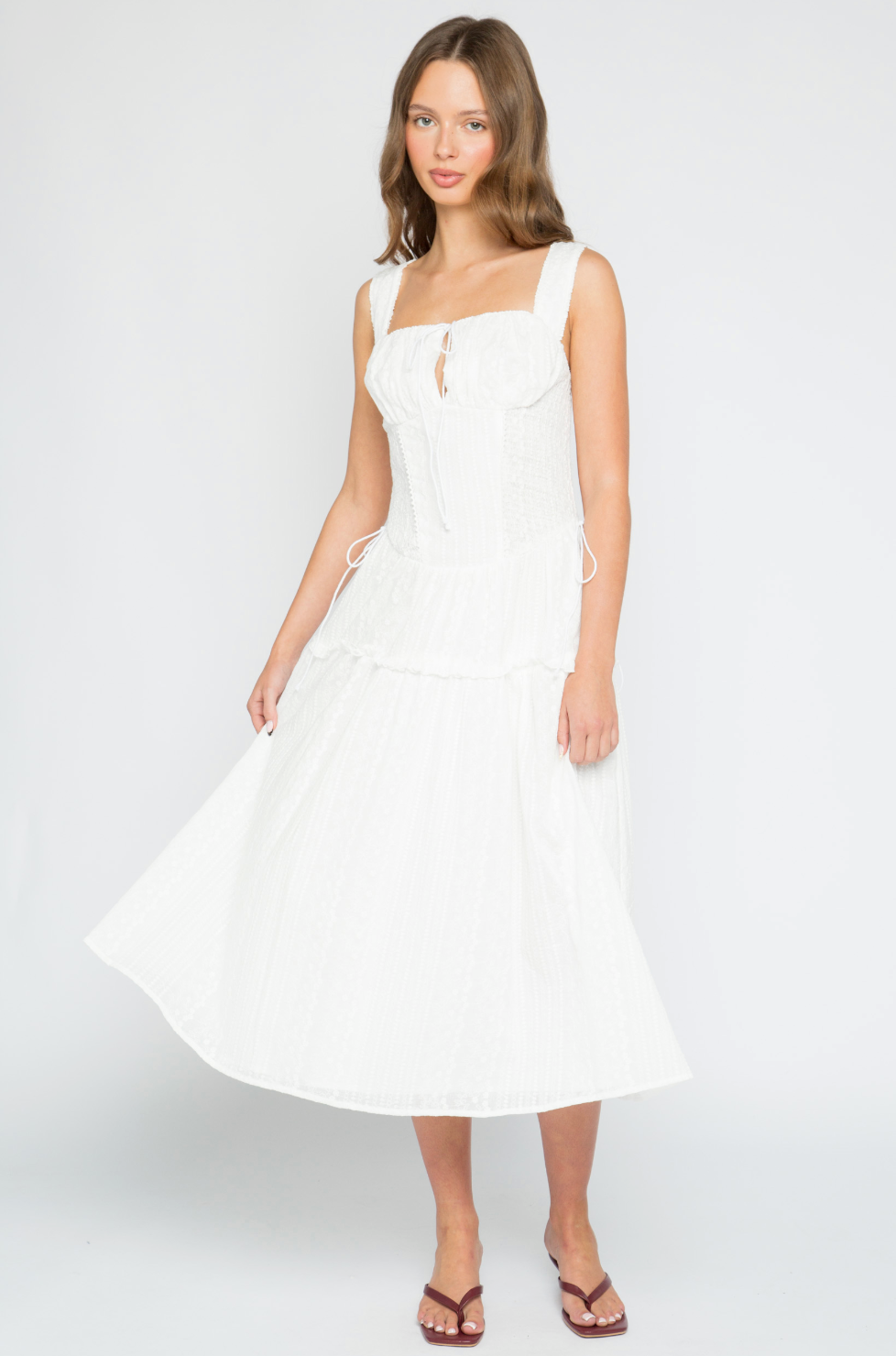 Shell Midi Dress