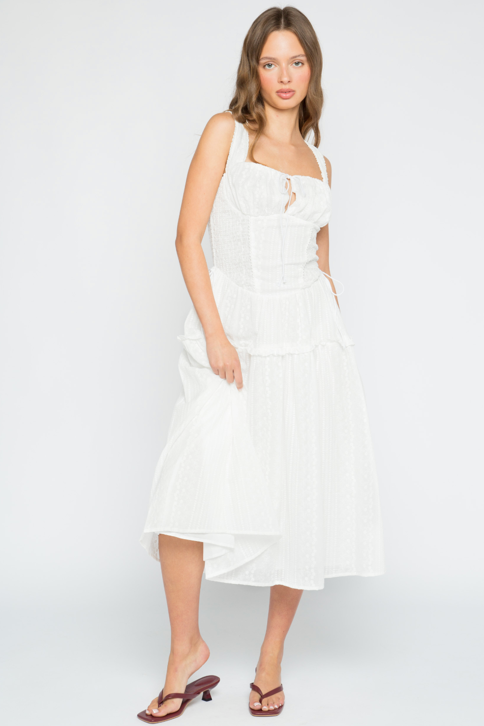 Shell Midi Dress