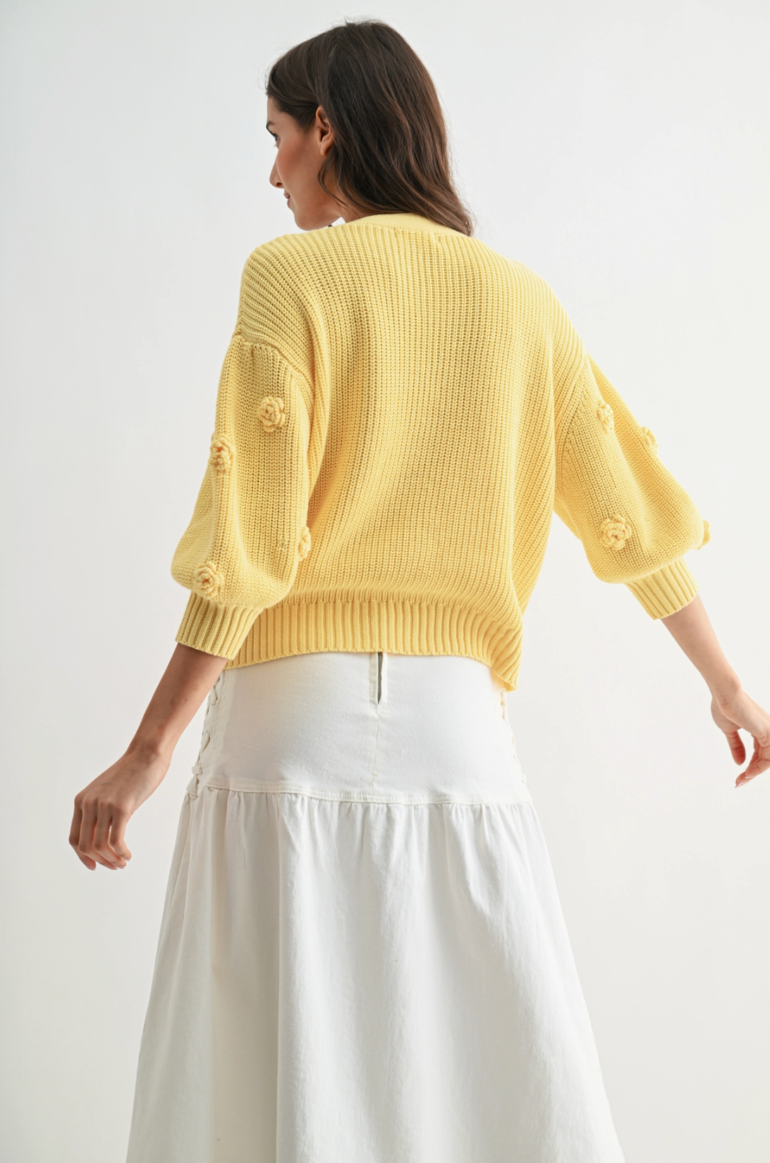 3D Rosette Cardi