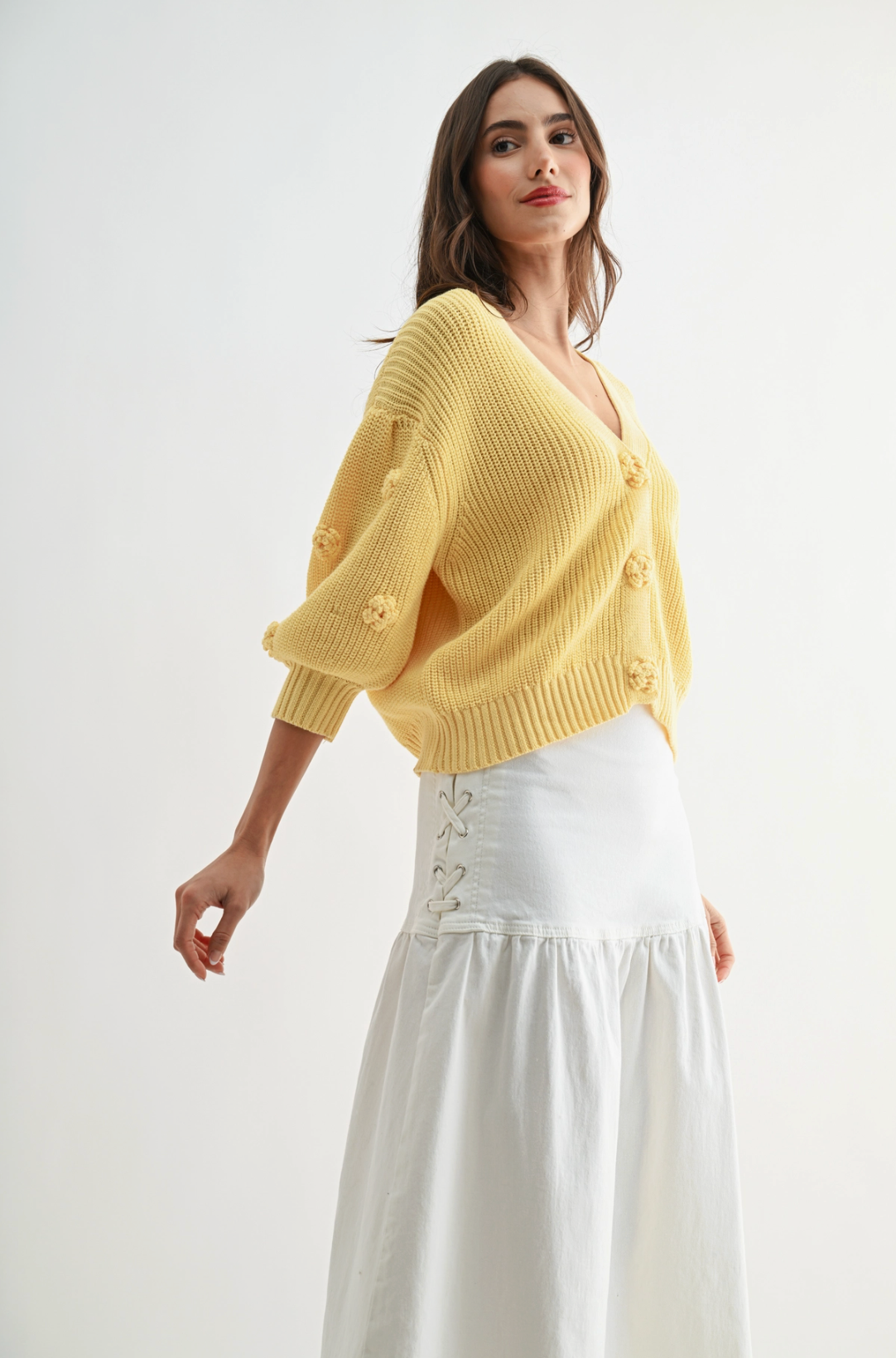 3D Rosette Cardi