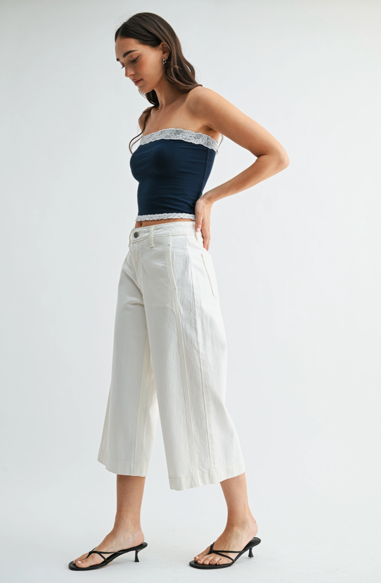 Sideseam Wide Capri