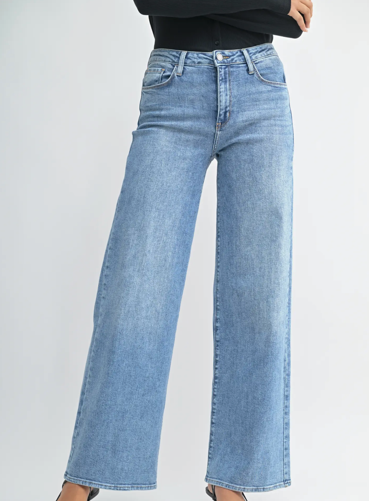 Lola High Rise Stretchy Wide Leg
