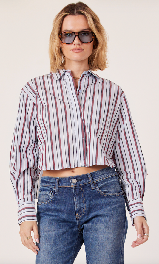 June Crop Button Up