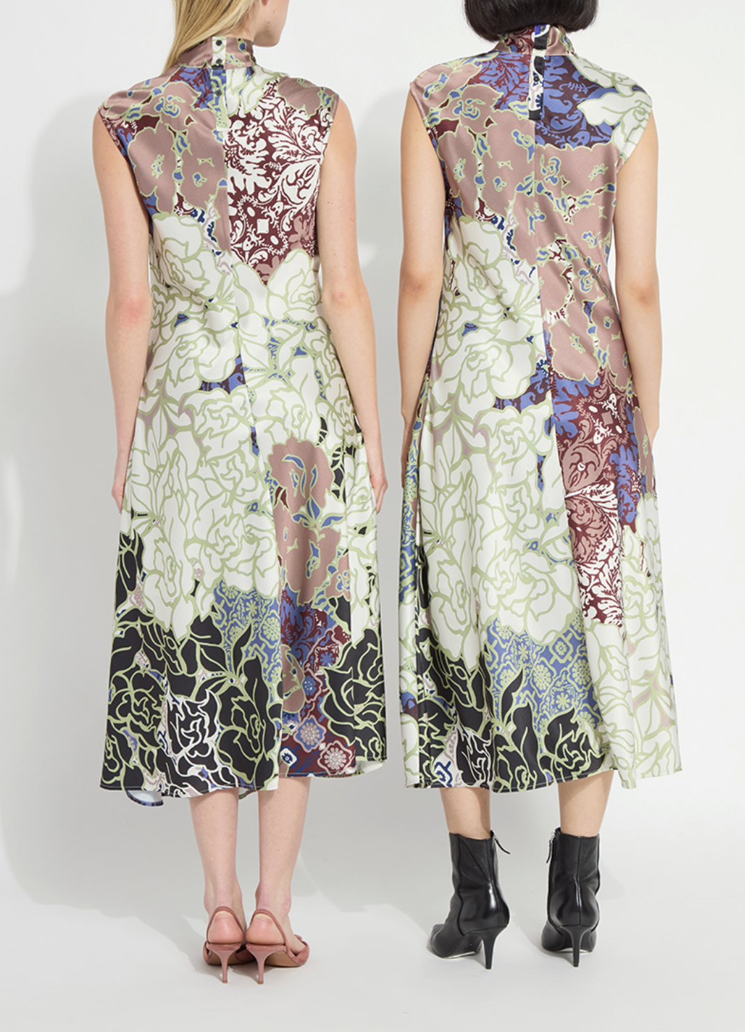 Flora Mock Neck Dress