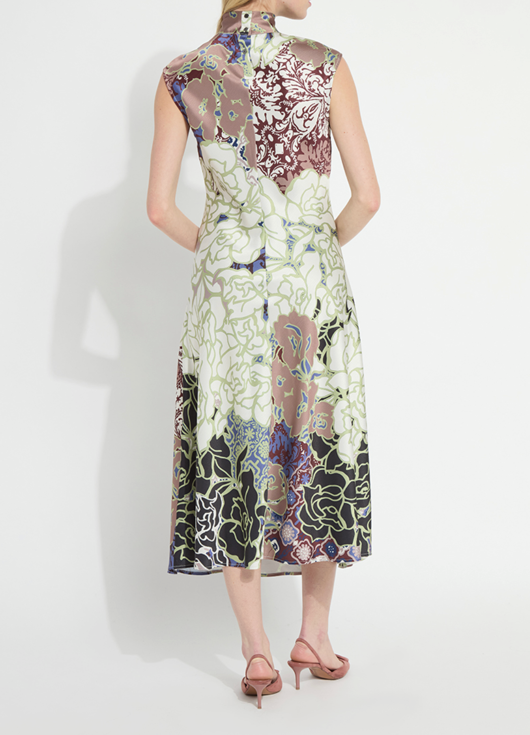 Flora Mock Neck Dress