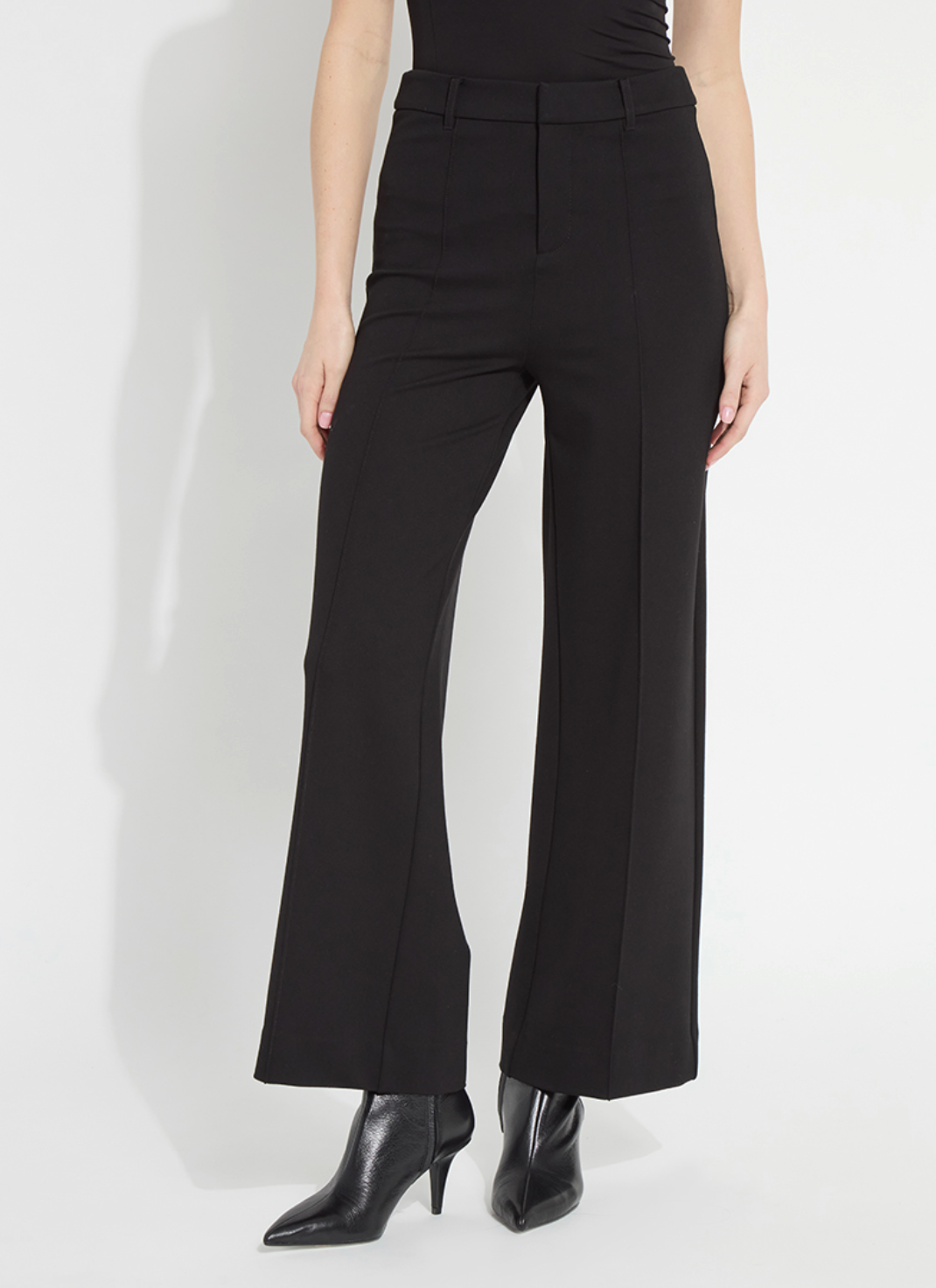 Nadia Zip Front Ponte Trouser