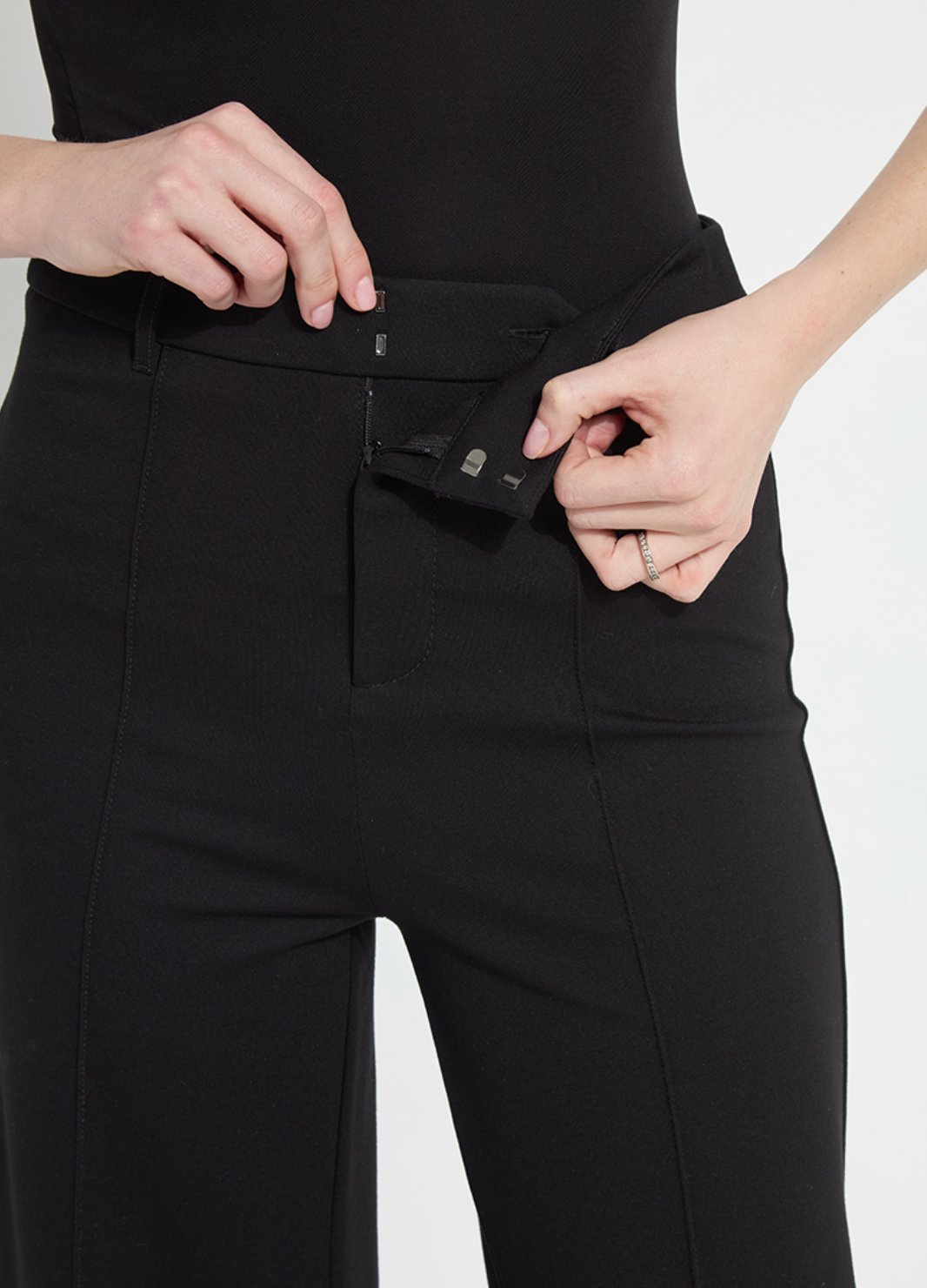 Nadia Zip Front Ponte Trouser