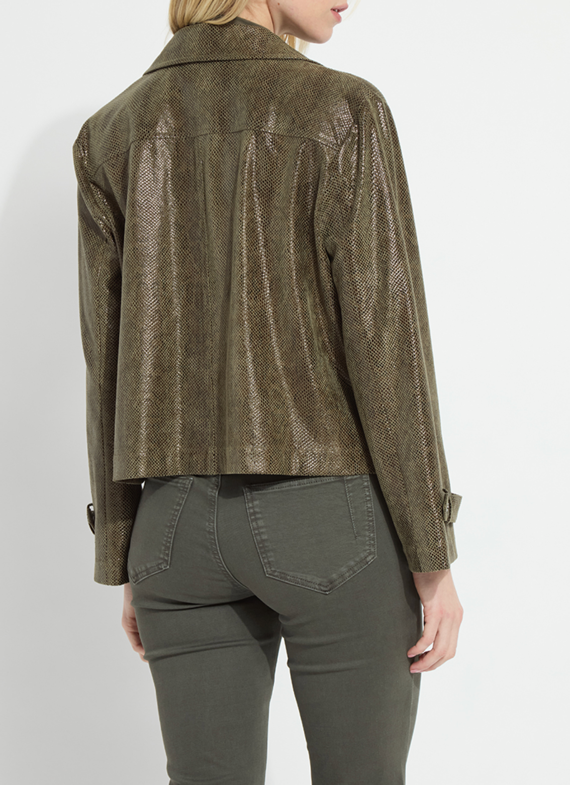 Emory Vegan Suede Moto Jacket