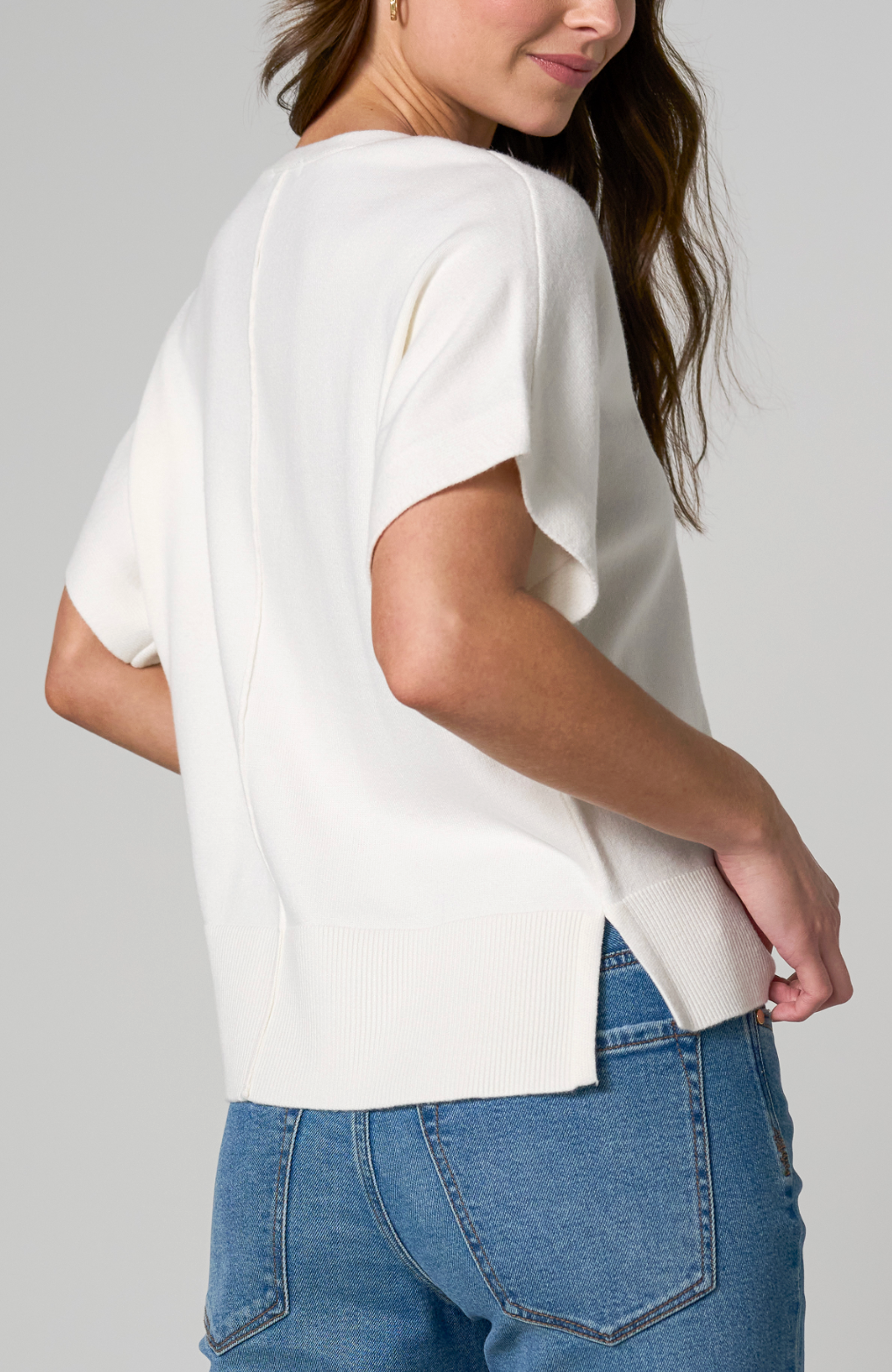 V-Neck Dolman Pullover