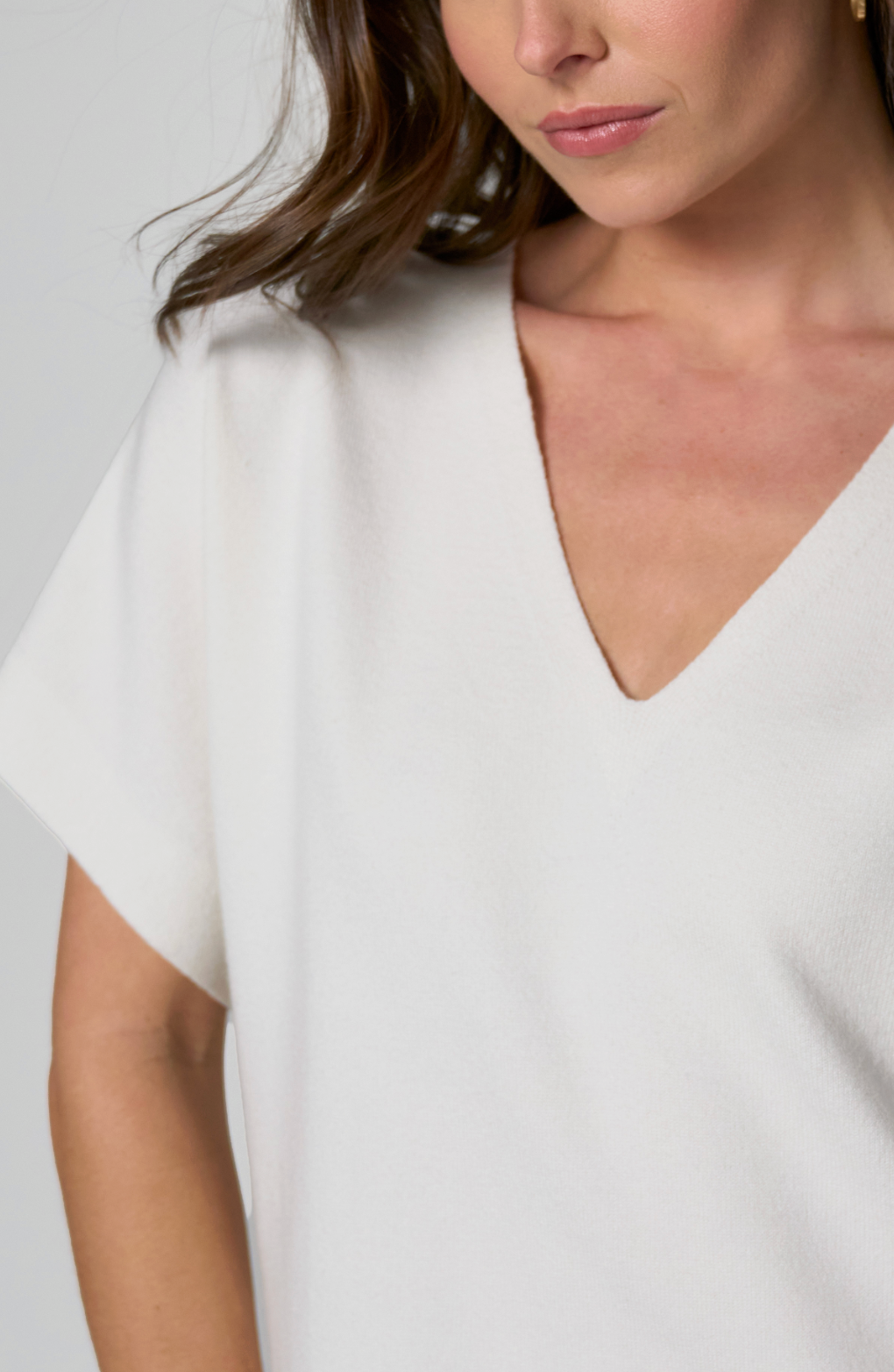 V-Neck Dolman Pullover