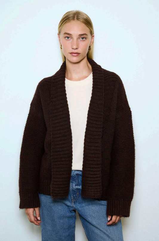 Rue Ribbed Cardigan