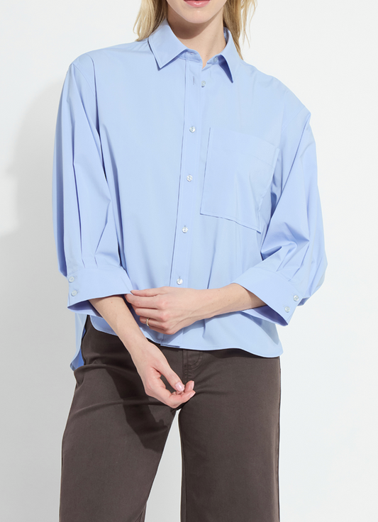 Enid Oversized Cropped Shirt