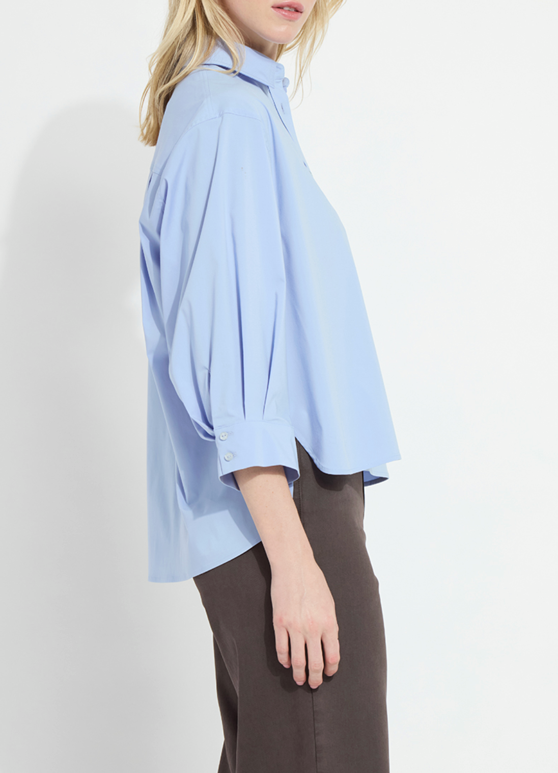 Enid Oversized Cropped Shirt