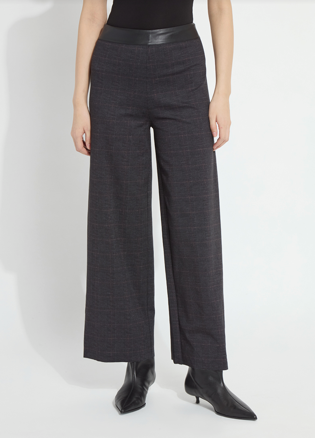 Denver Hi Waist Wide Leg Printed Ponte