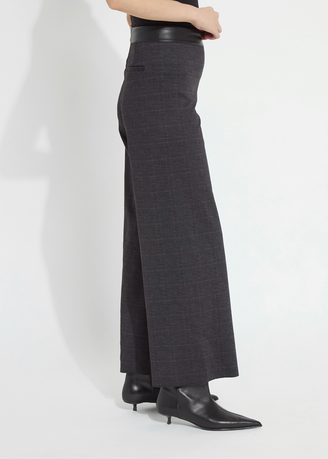 Denver Hi Waist Wide Leg Printed Ponte