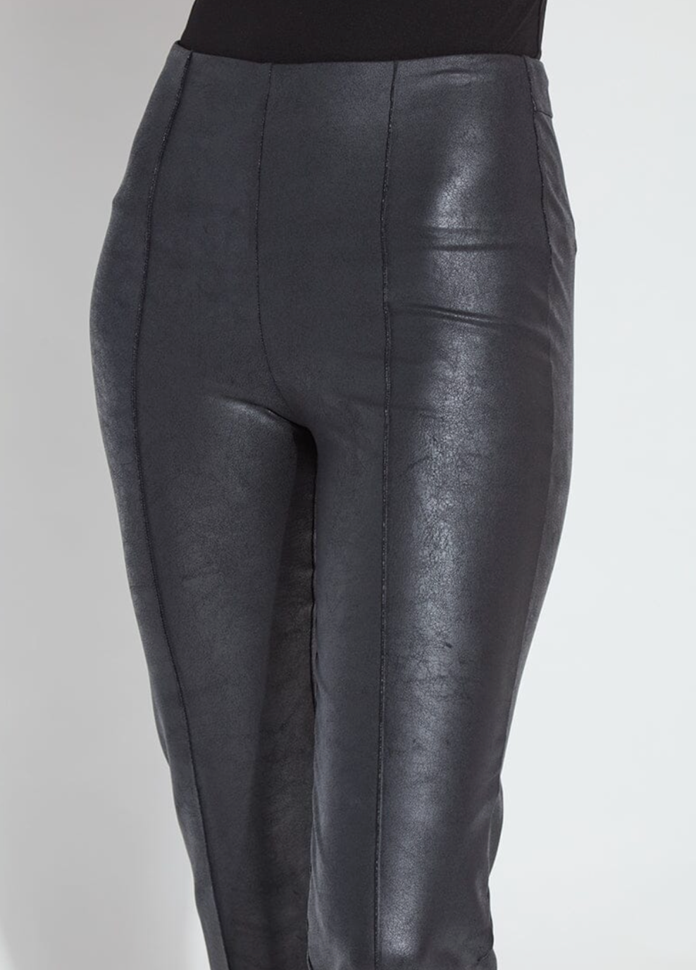 Elysse Foiled Leather Pant