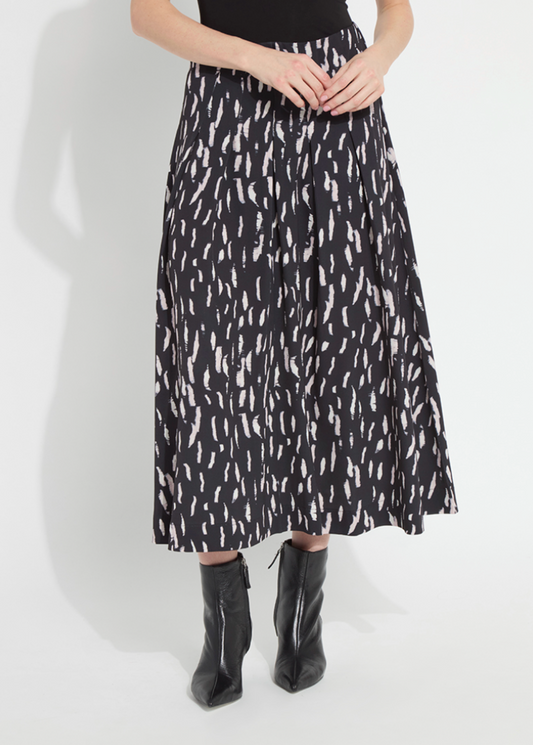Hollis Pleated Midi Skirt
