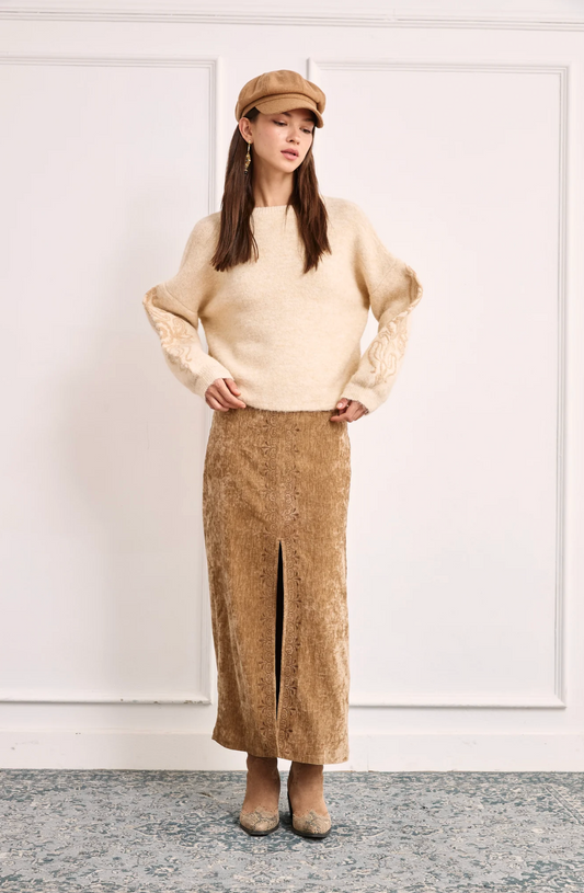 Aisaya Embroidered Skirt