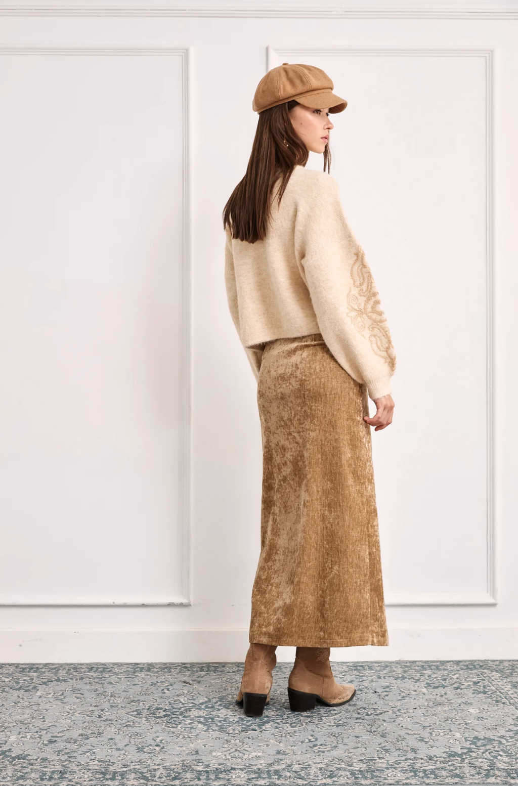 Aisaya Embroidered Skirt