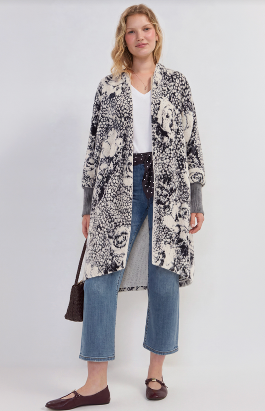 Open Front Coatigan Sweater