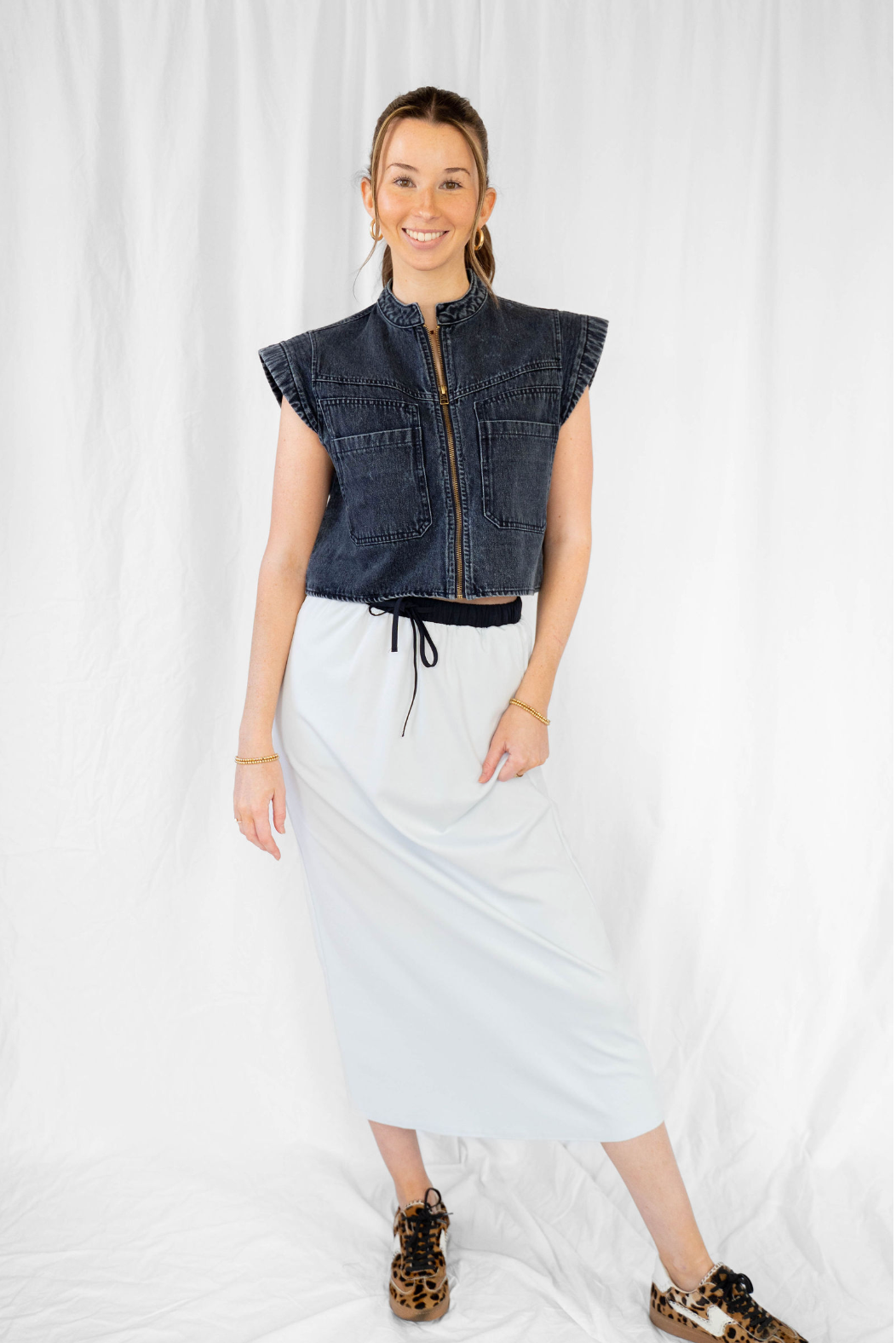 Showed Up Midi Skirt