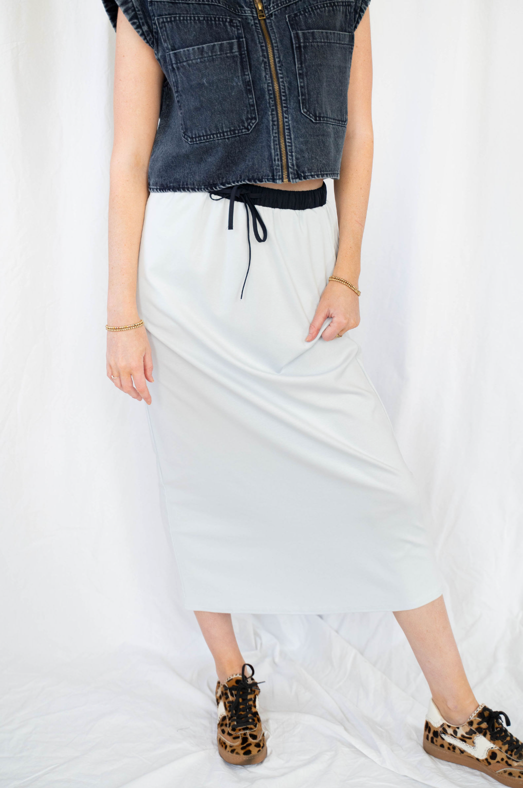 Showed Up Midi Skirt