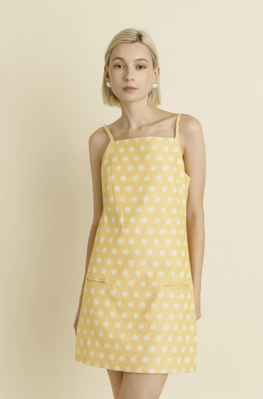 Daisy Jacquard Mini Dress