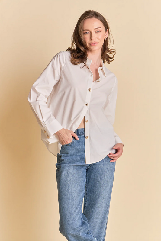 Shell Button Down Shirt