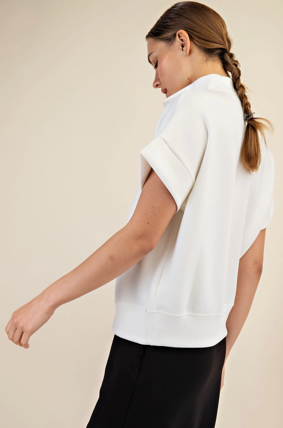 Sport Short Sleeve Quarter Zip
