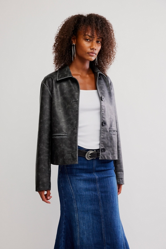Hera Vegan Leather Jacket