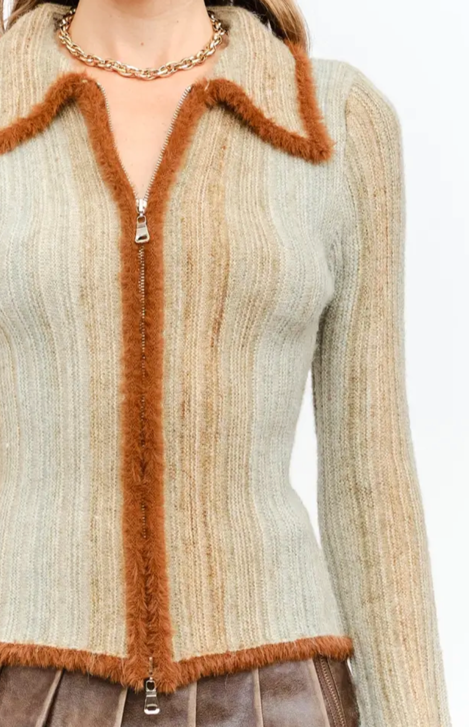 Jacquie Ombre Knit Top