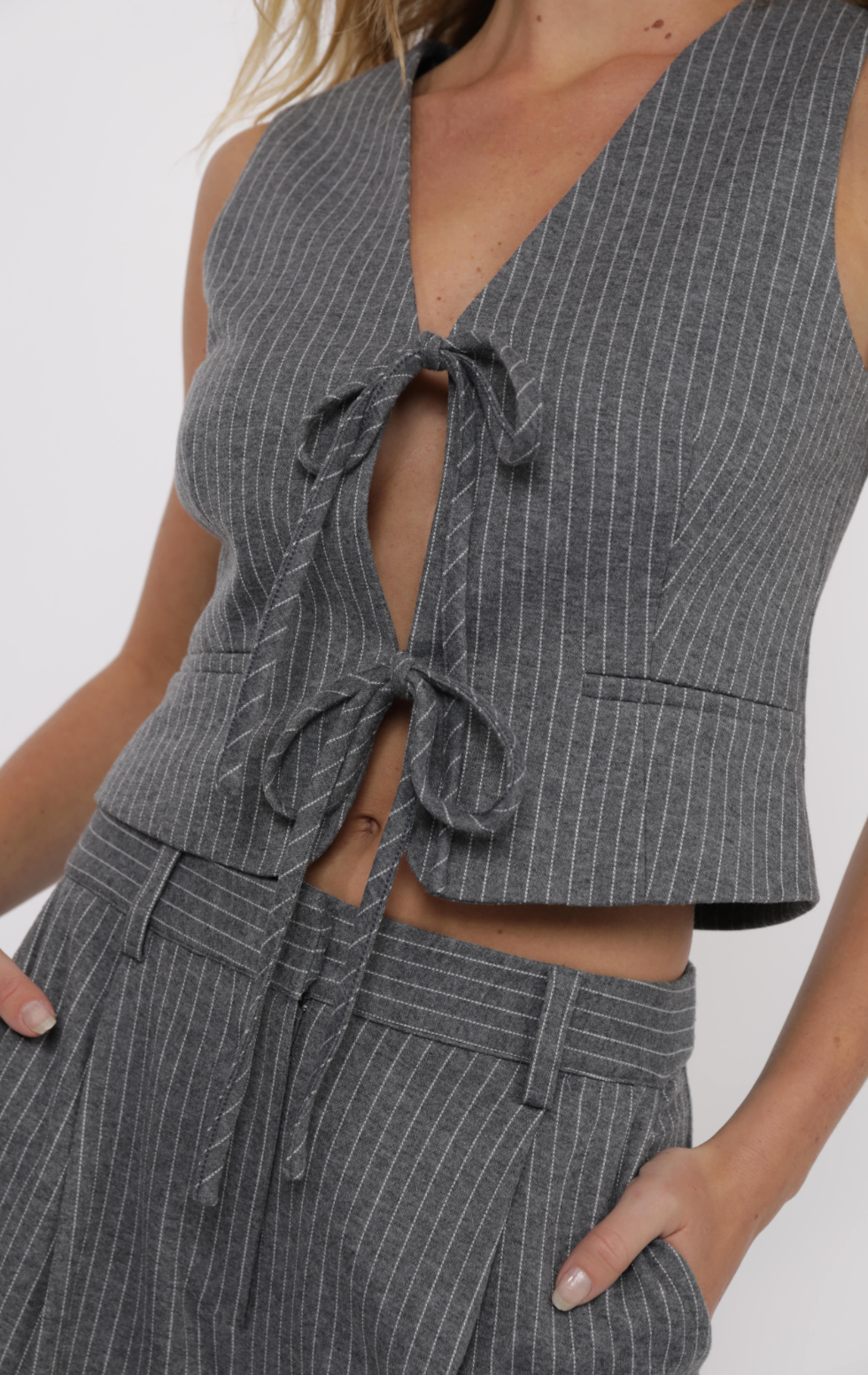 Day to Day Pinstripe Vest