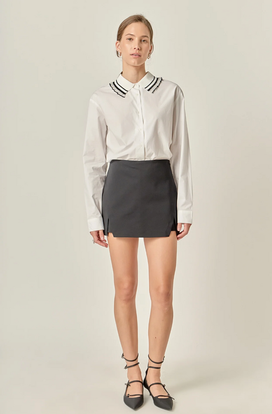 Connie Collar Top