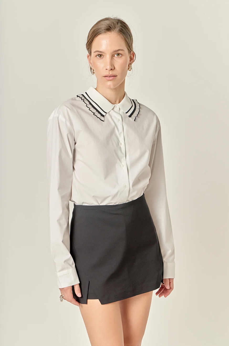 Connie Collar Top