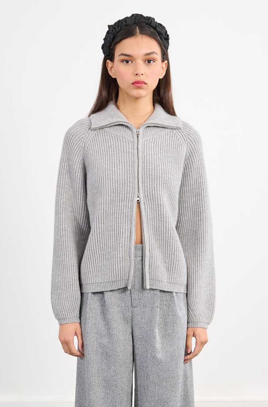 Ashlyn Zip Knit Jacket