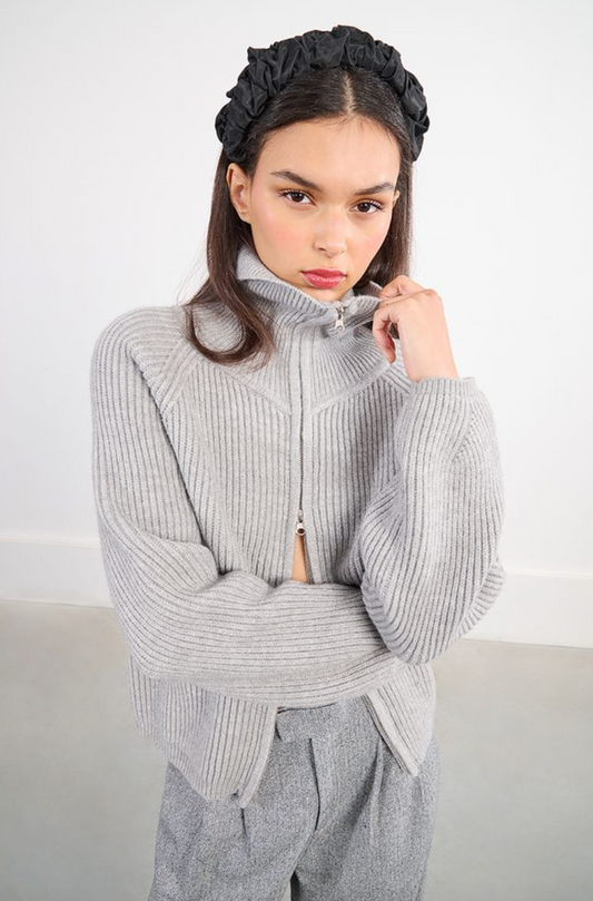 Ashlyn Zip Knit Jacket